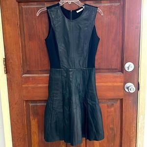 Halogen Leather Dress